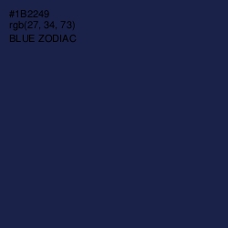 #1B2249 - Blue Zodiac Color Image